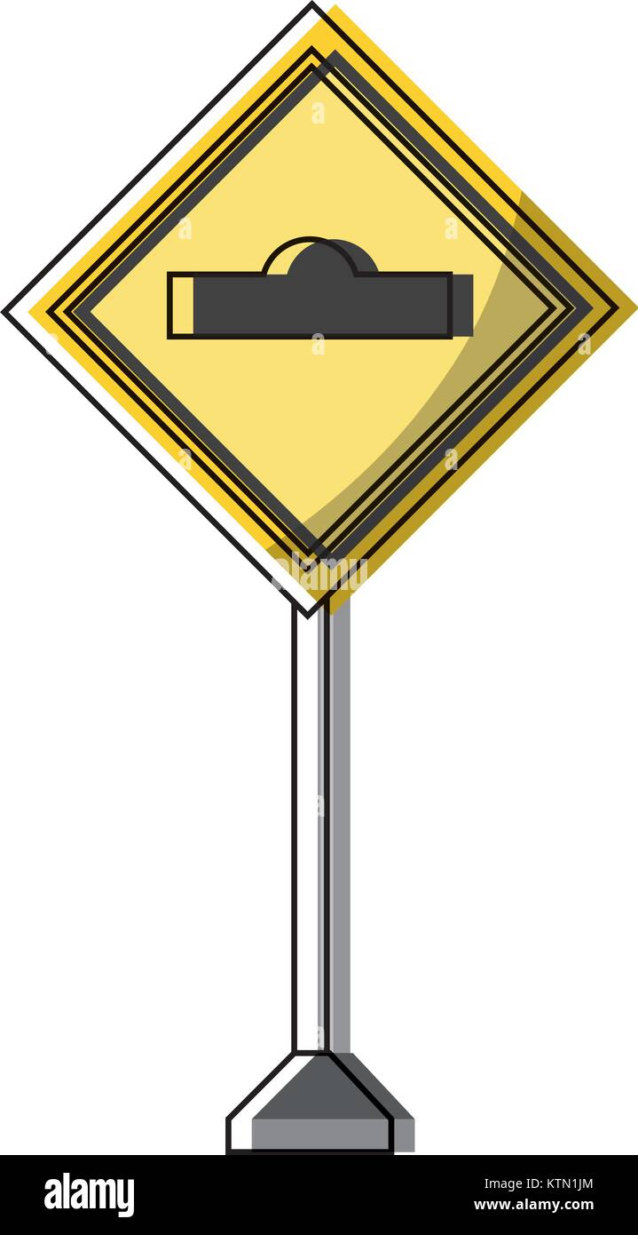 La conception des panneaux routiers d'avertissement Illustration de Vecteur