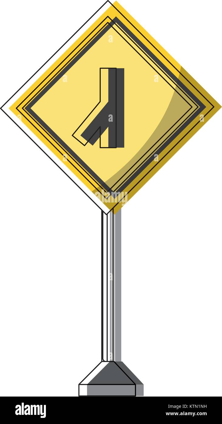 La conception des panneaux routiers d'avertissement Illustration de Vecteur