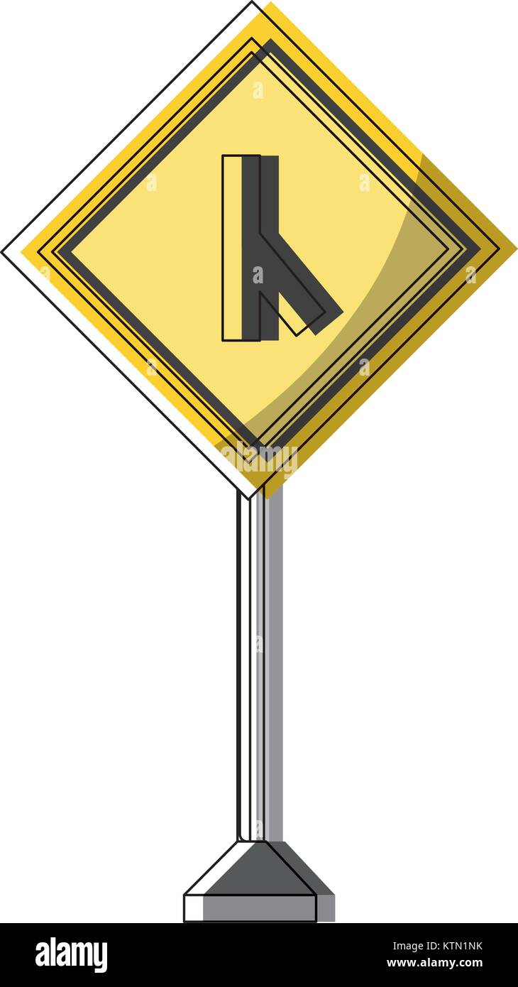 La conception des panneaux routiers d'avertissement Illustration de Vecteur