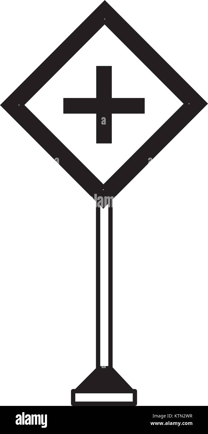 La conception des panneaux routiers d'avertissement Illustration de Vecteur