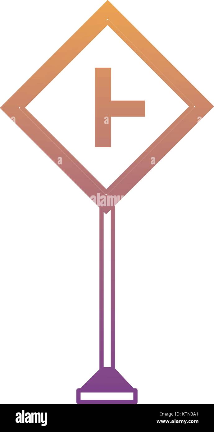 La conception des panneaux routiers d'avertissement Illustration de Vecteur