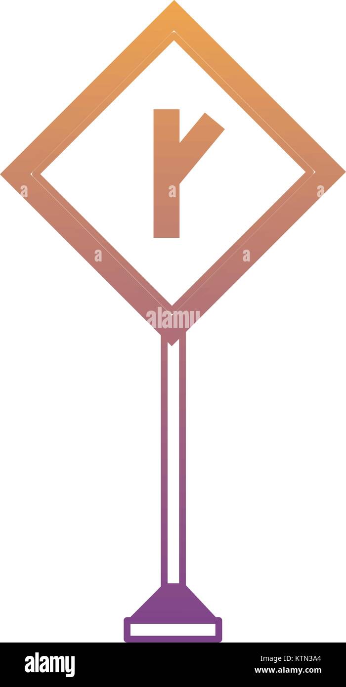 La conception des panneaux routiers d'avertissement Illustration de Vecteur