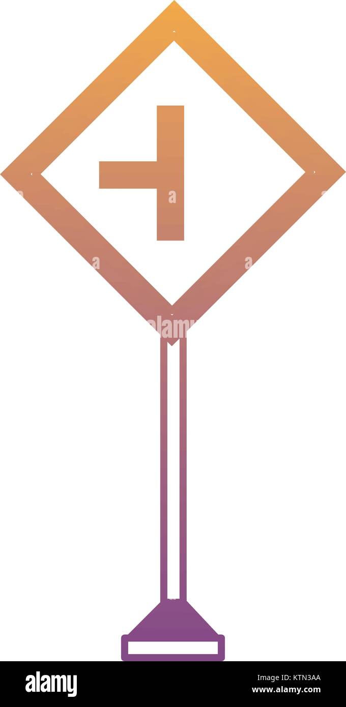 La conception des panneaux routiers d'avertissement Illustration de Vecteur