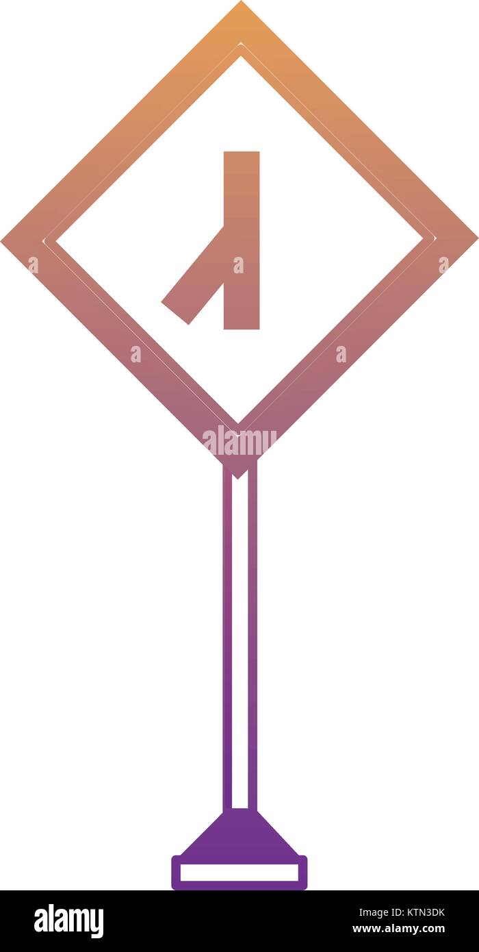 La conception des panneaux routiers d'avertissement Illustration de Vecteur