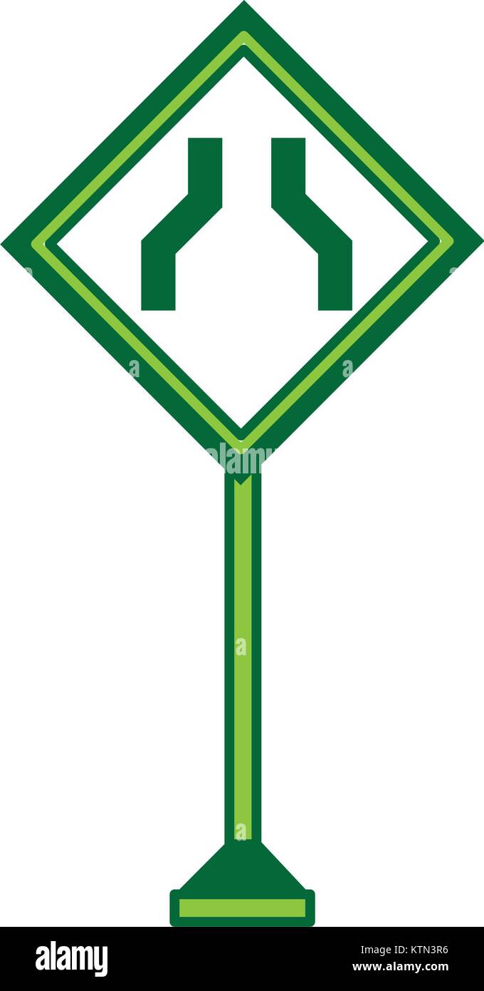 La conception des panneaux routiers d'avertissement Illustration de Vecteur