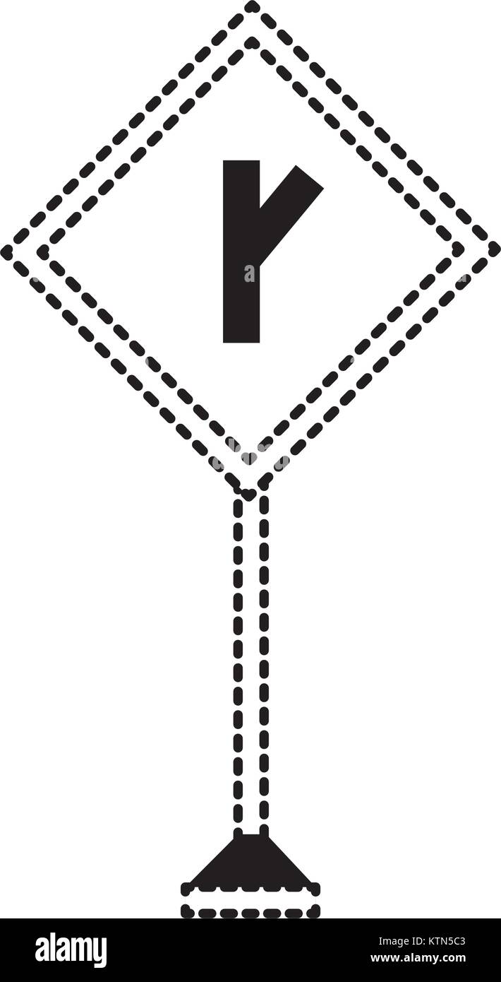 La conception des panneaux routiers d'avertissement Illustration de Vecteur