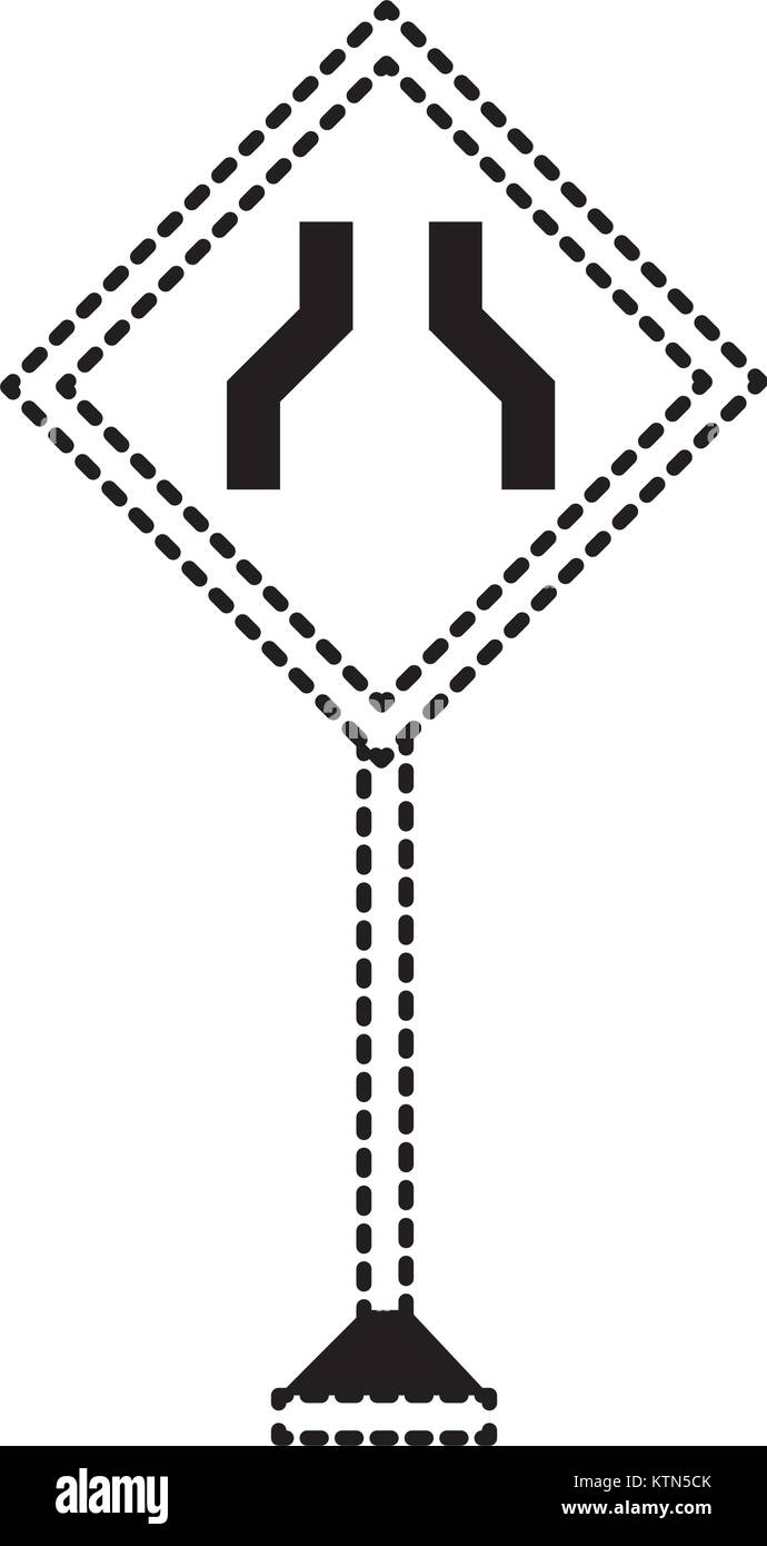 La conception des panneaux routiers d'avertissement Illustration de Vecteur