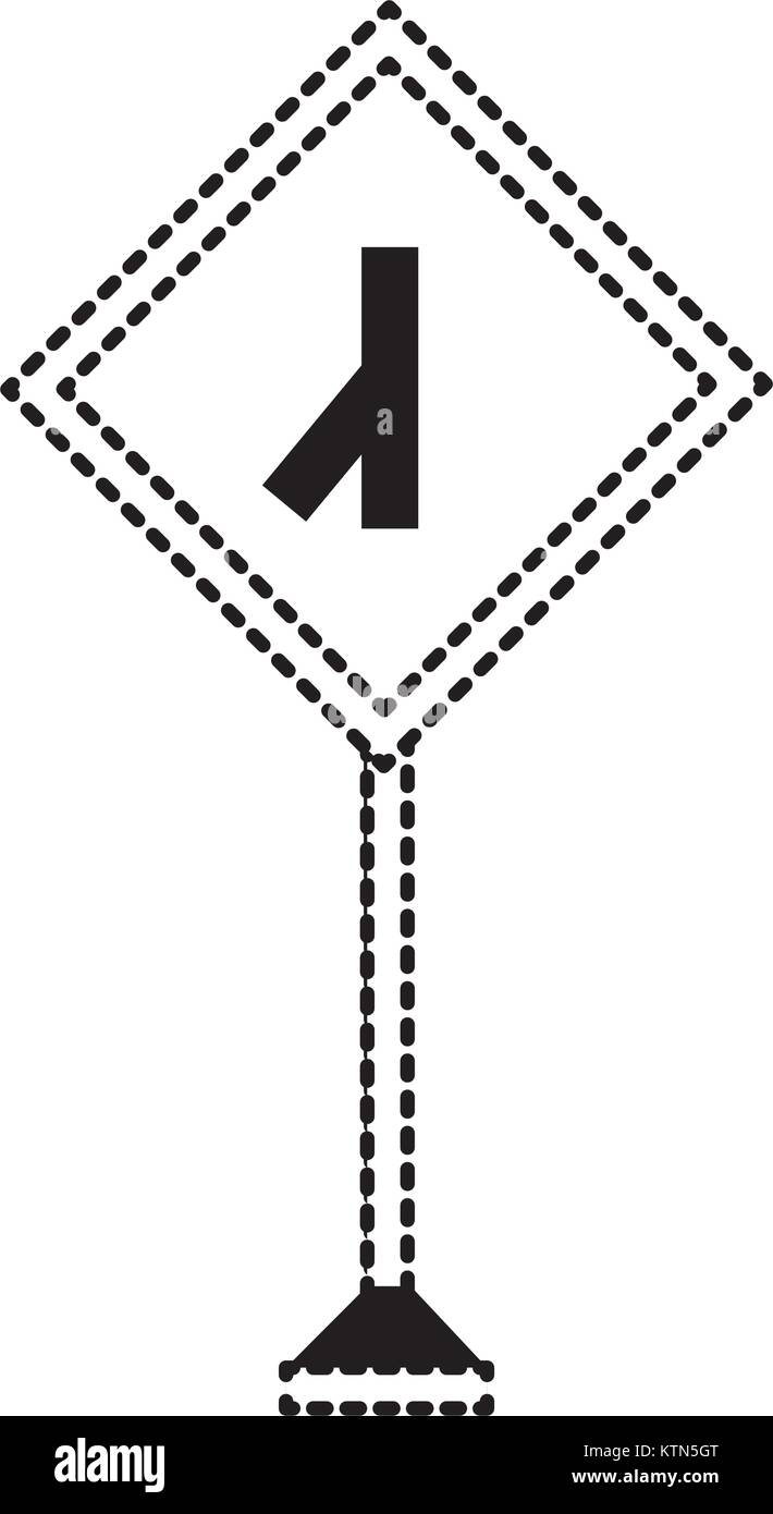 La conception des panneaux routiers d'avertissement Illustration de Vecteur