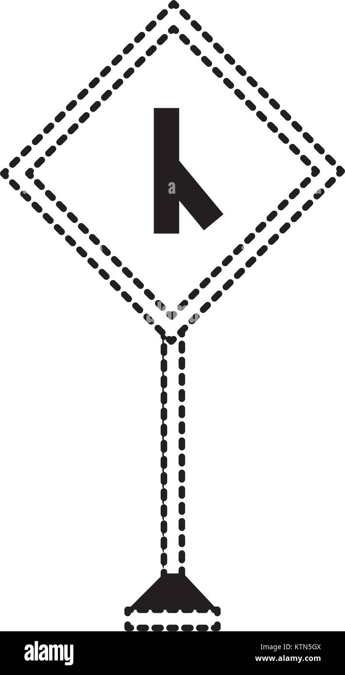 La conception des panneaux routiers d'avertissement Illustration de Vecteur