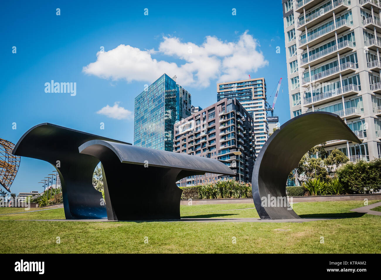 L'installation d'art extérieur melbourne Banque D'Images