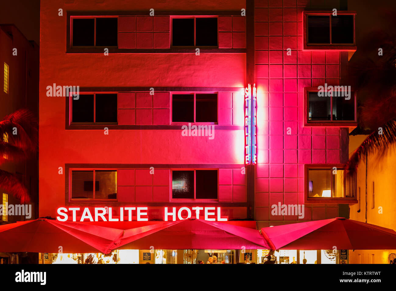 Starlite Hotel, South Beach, Miami Beach, Floride USA Banque D'Images