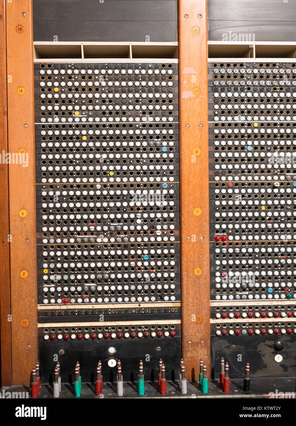 Standard téléphonique à l'ancienne Banque D'Images