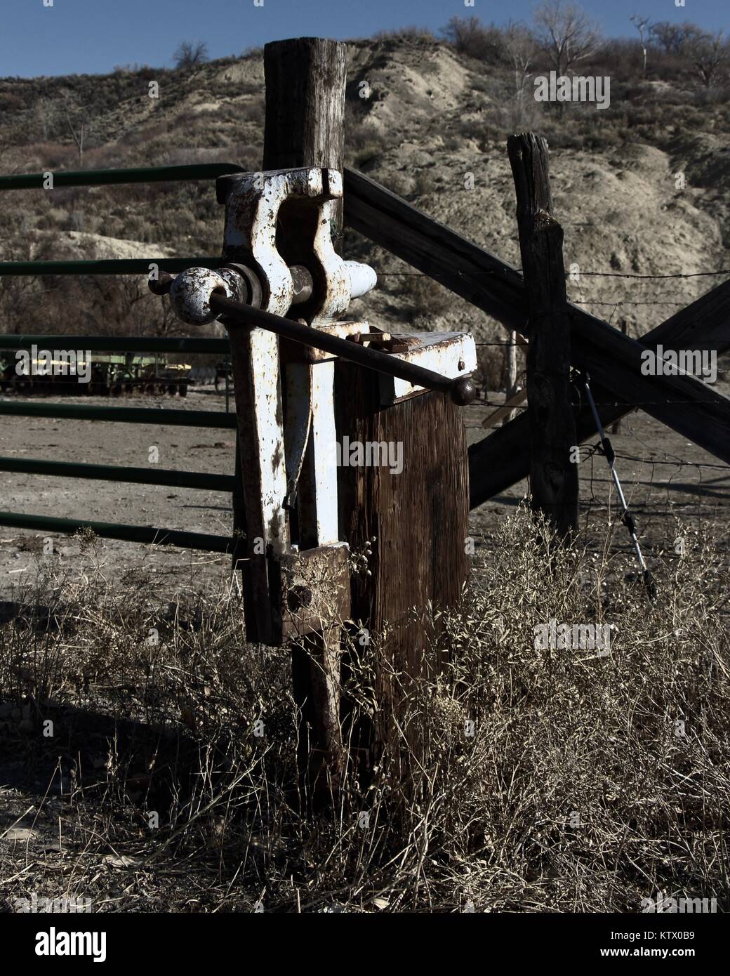 Vice-rural à la ferme, Delta, Colorado, États-Unis Banque D'Images