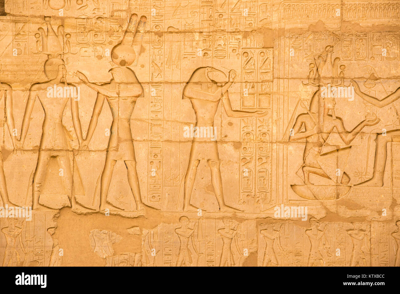 Le Temple de Ramsès II (le Ramesseum), UNESCO World Heritage Site, Cisjordanie, Luxor, Egypte, Afrique du Nord, Afrique Banque D'Images