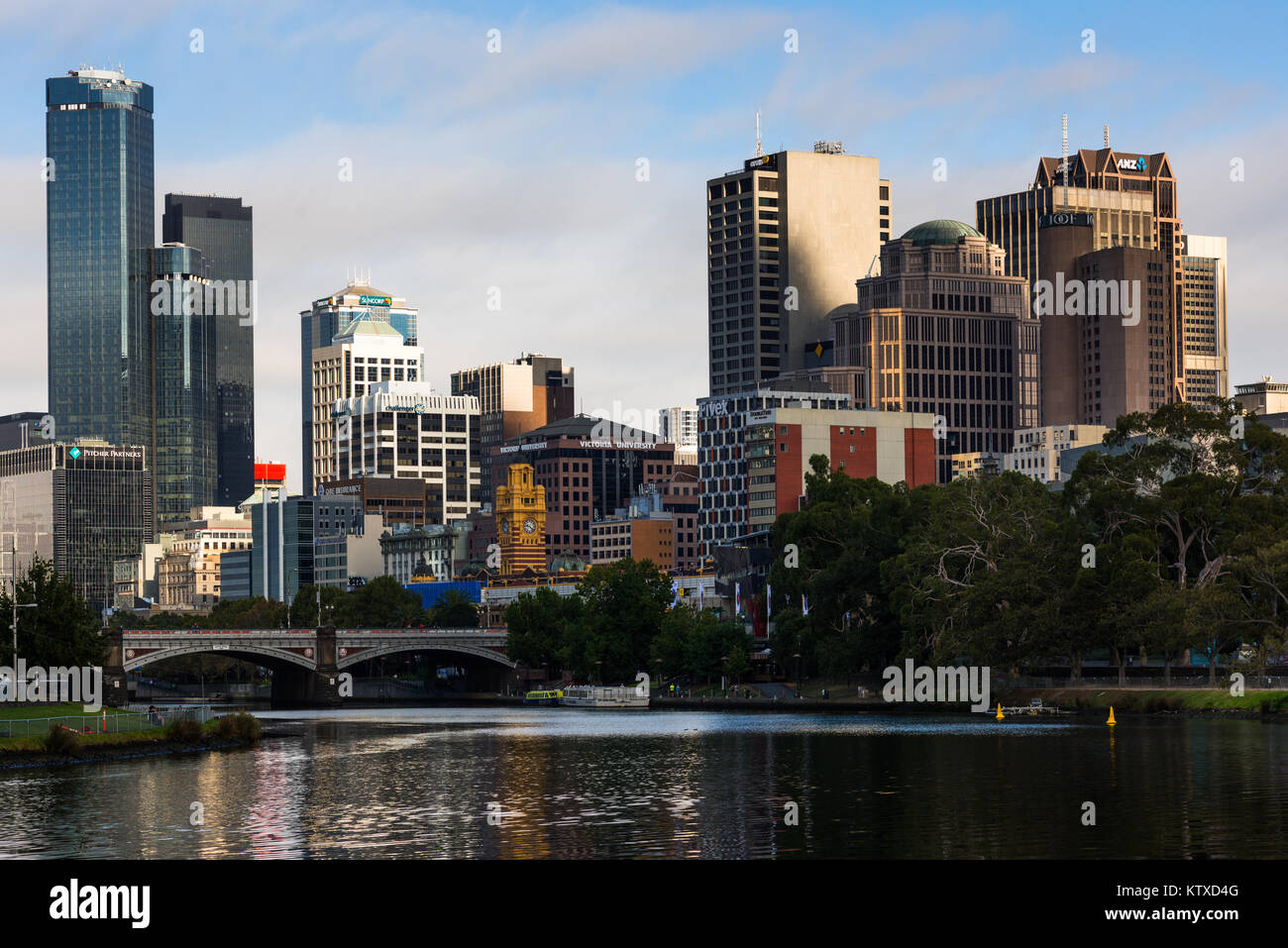 La ville de Melbourne, Melbourne, Victoria, Australie, Pacifique Banque D'Images