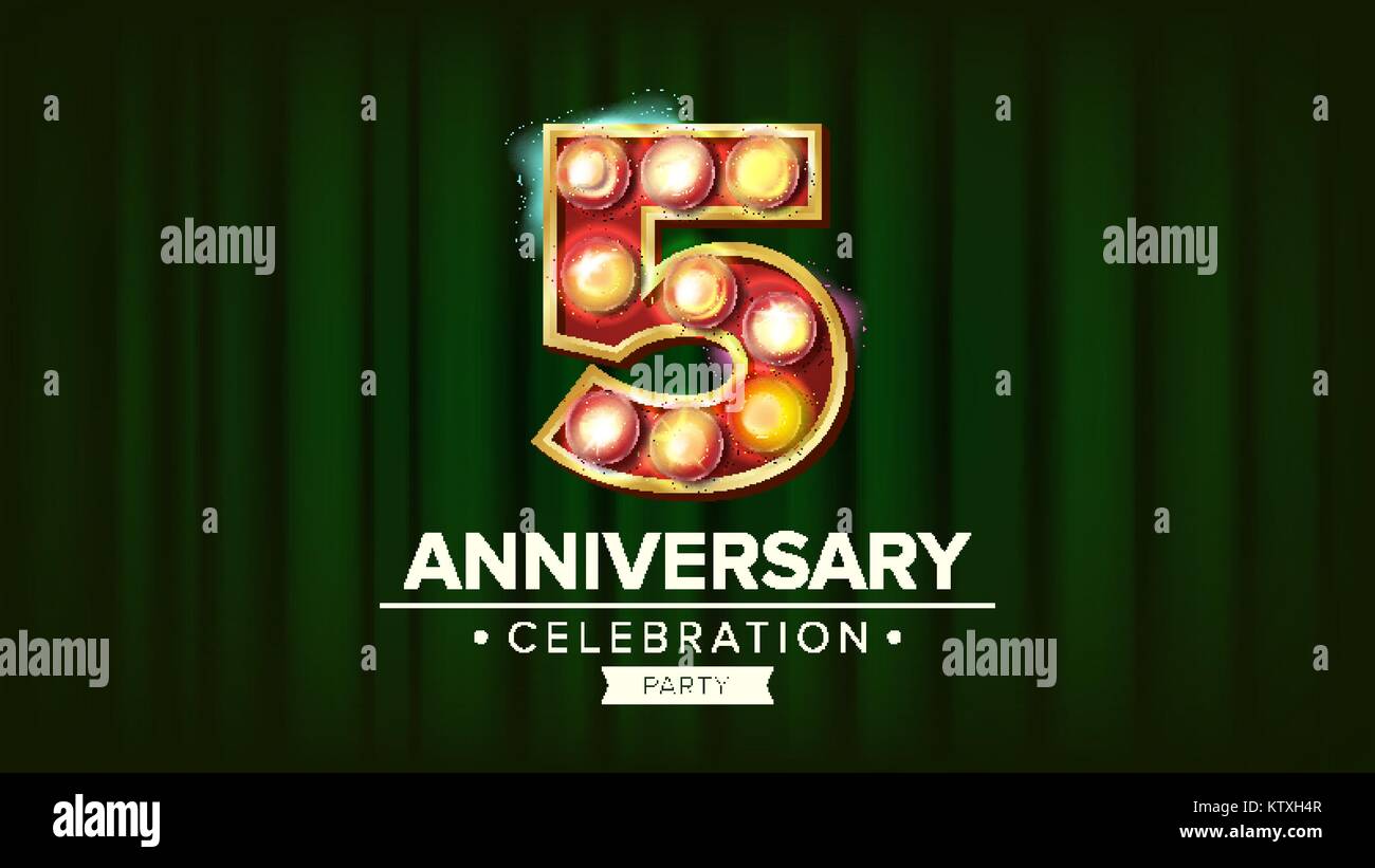 Cinquieme Anniversaire 5th Anniversaire Carte 5 Ans Cinquieme Anniversaire 5th Anniversaire Carte 5 Ans