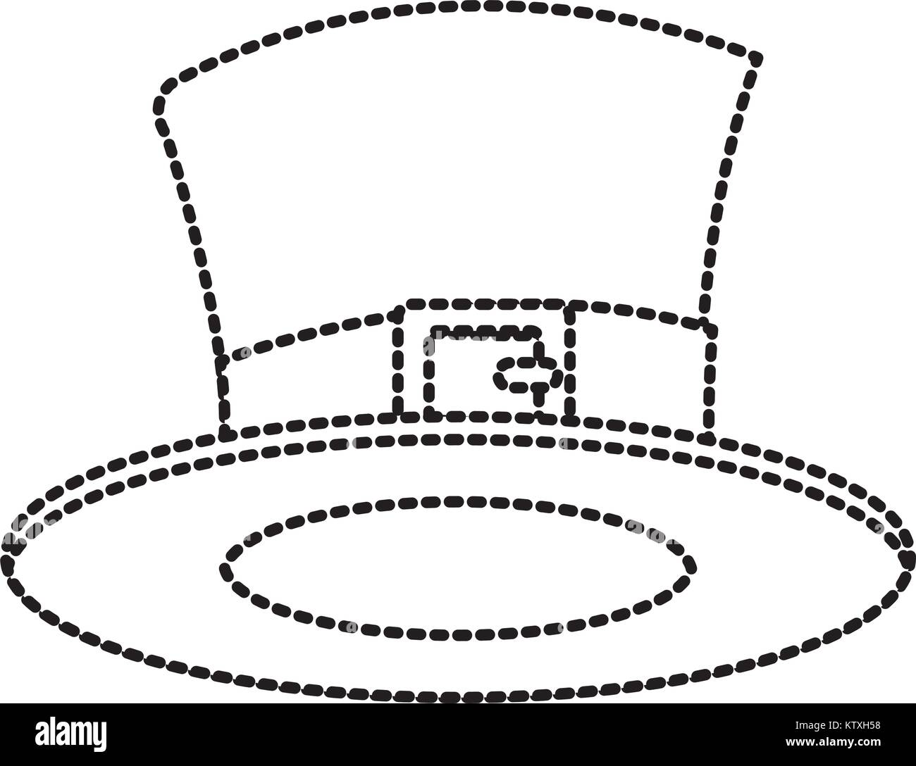 Magician hat isolated Illustration de Vecteur