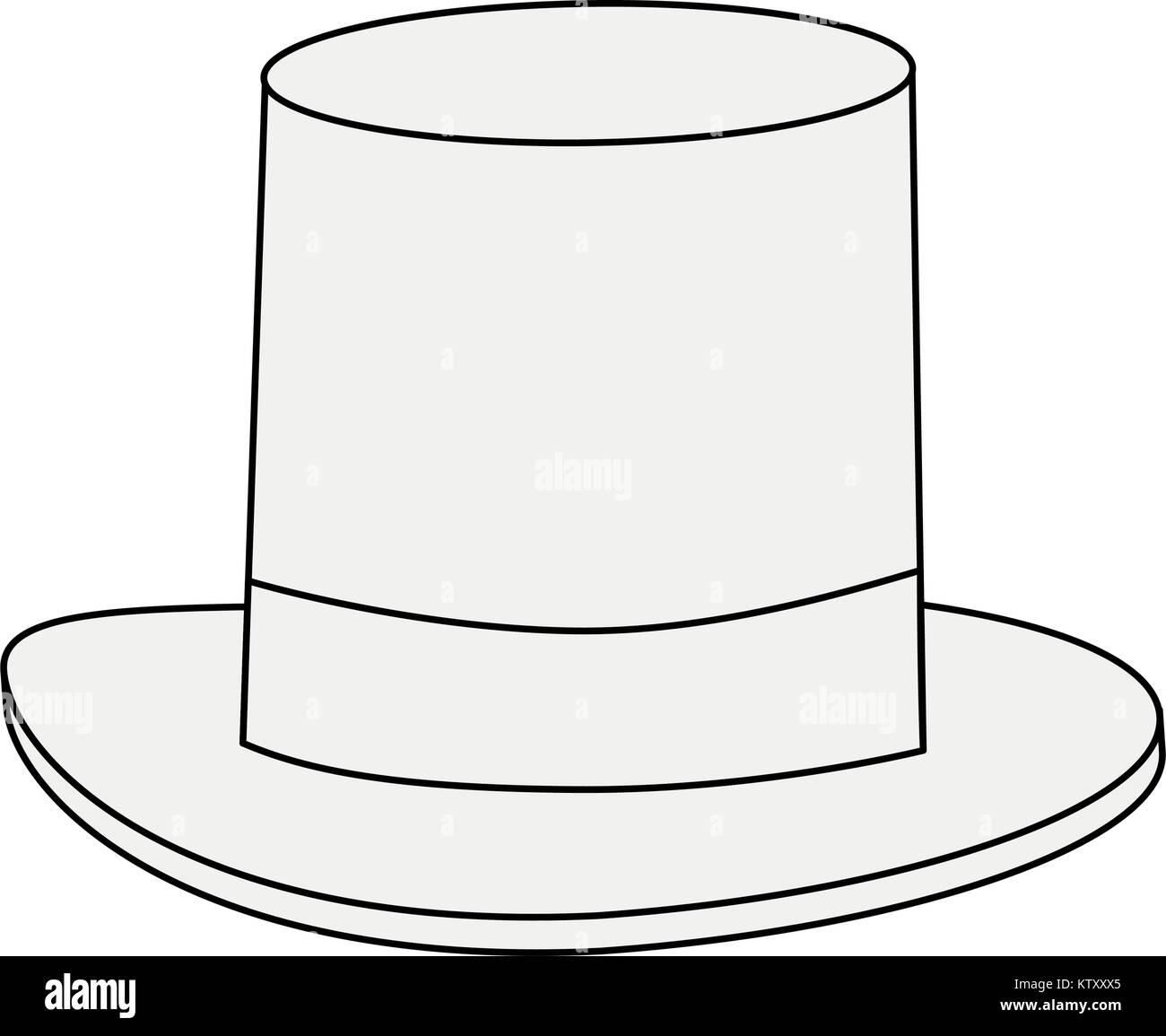 Symbole chapeau magicien Image Vectorielle Stock - Alamy