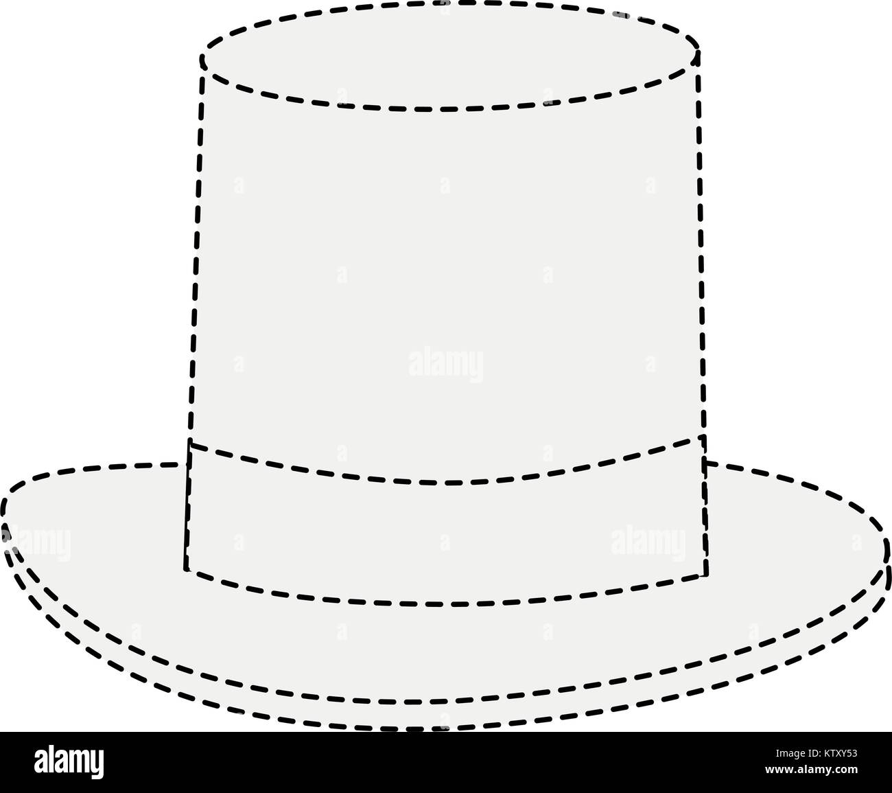 Symbole chapeau magicien Image Vectorielle Stock - Alamy