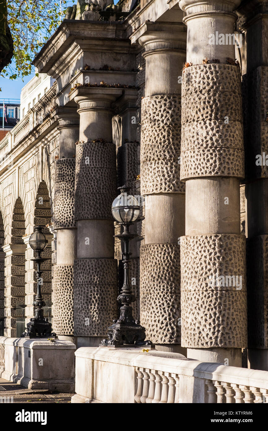 Somerset House, Victoria Embankment, London, Angleterre, Royaume-Uni Banque D'Images