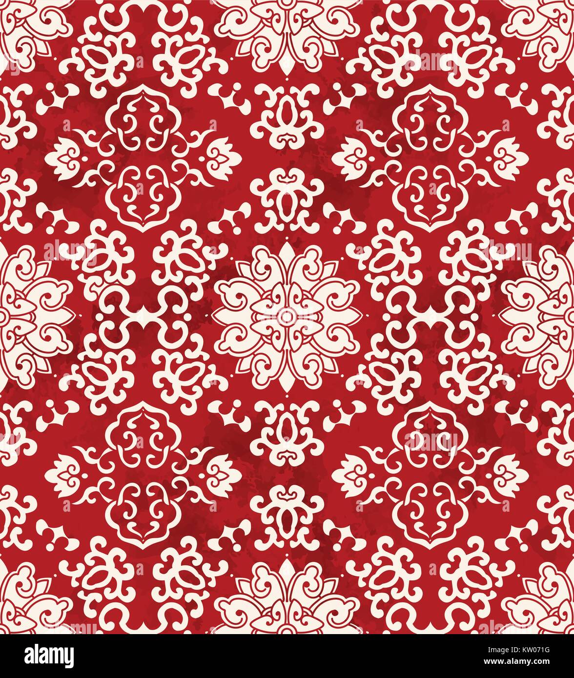 Vintage transparent Background Red Chinese Cross Frame en spirale Image