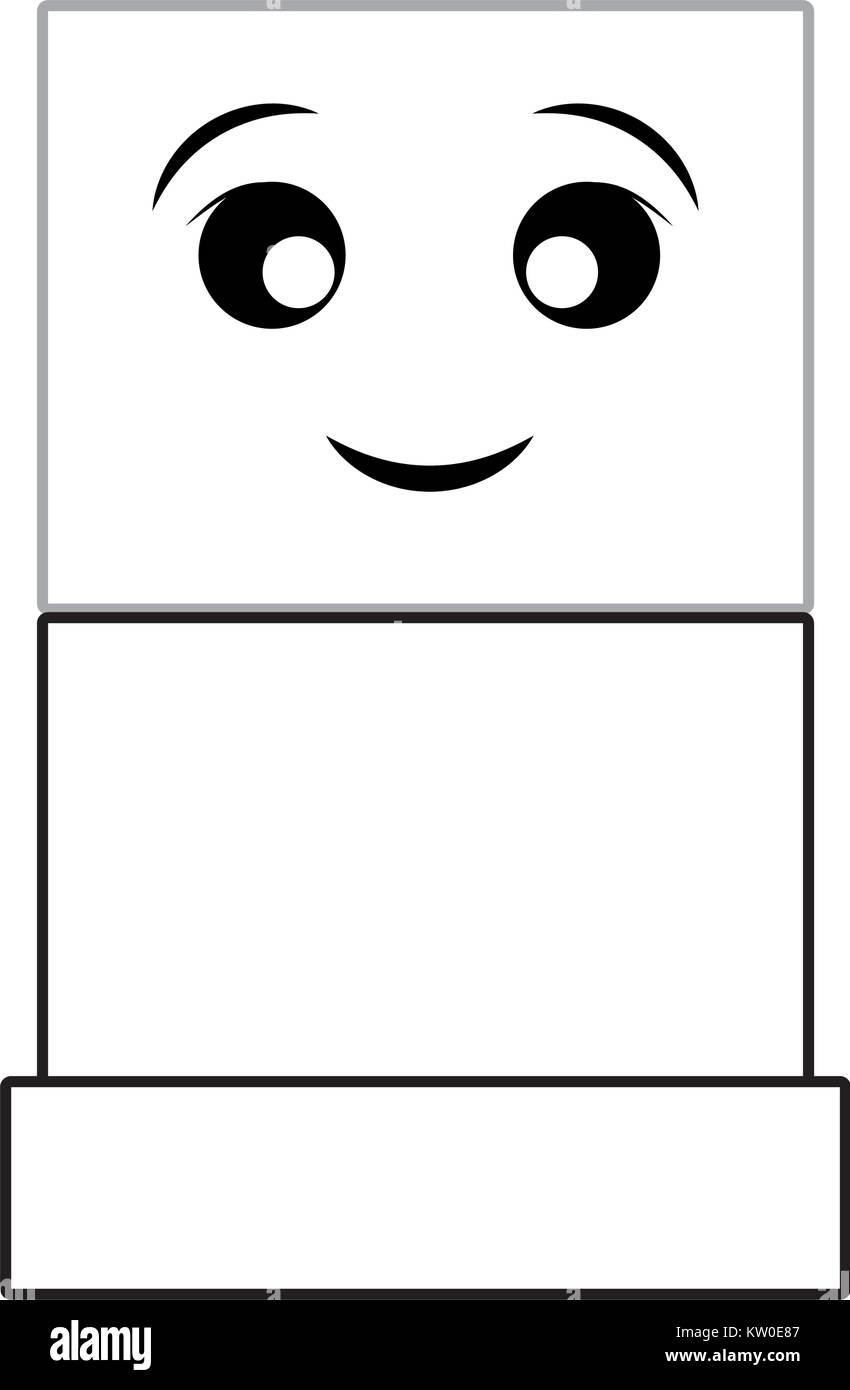 Icône vitrine bijoux kawaii Illustration de Vecteur