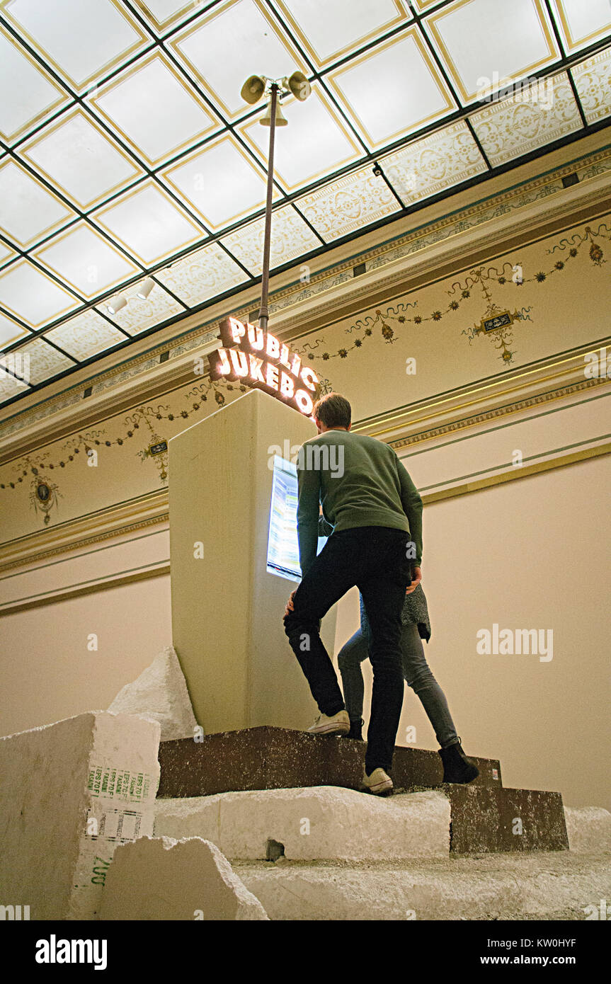 Galerie Rudolfinum, Kristof Kintera : exposition arbres nerveux Banque D'Images