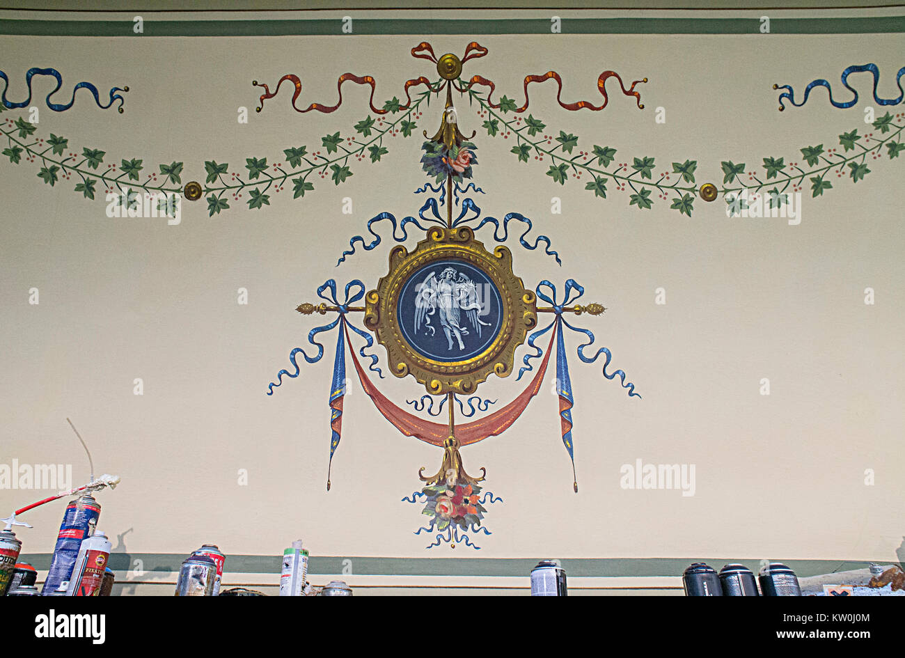 Galerie Rudolfinum, Kristof Kintera : exposition arbres nerveux Banque D'Images