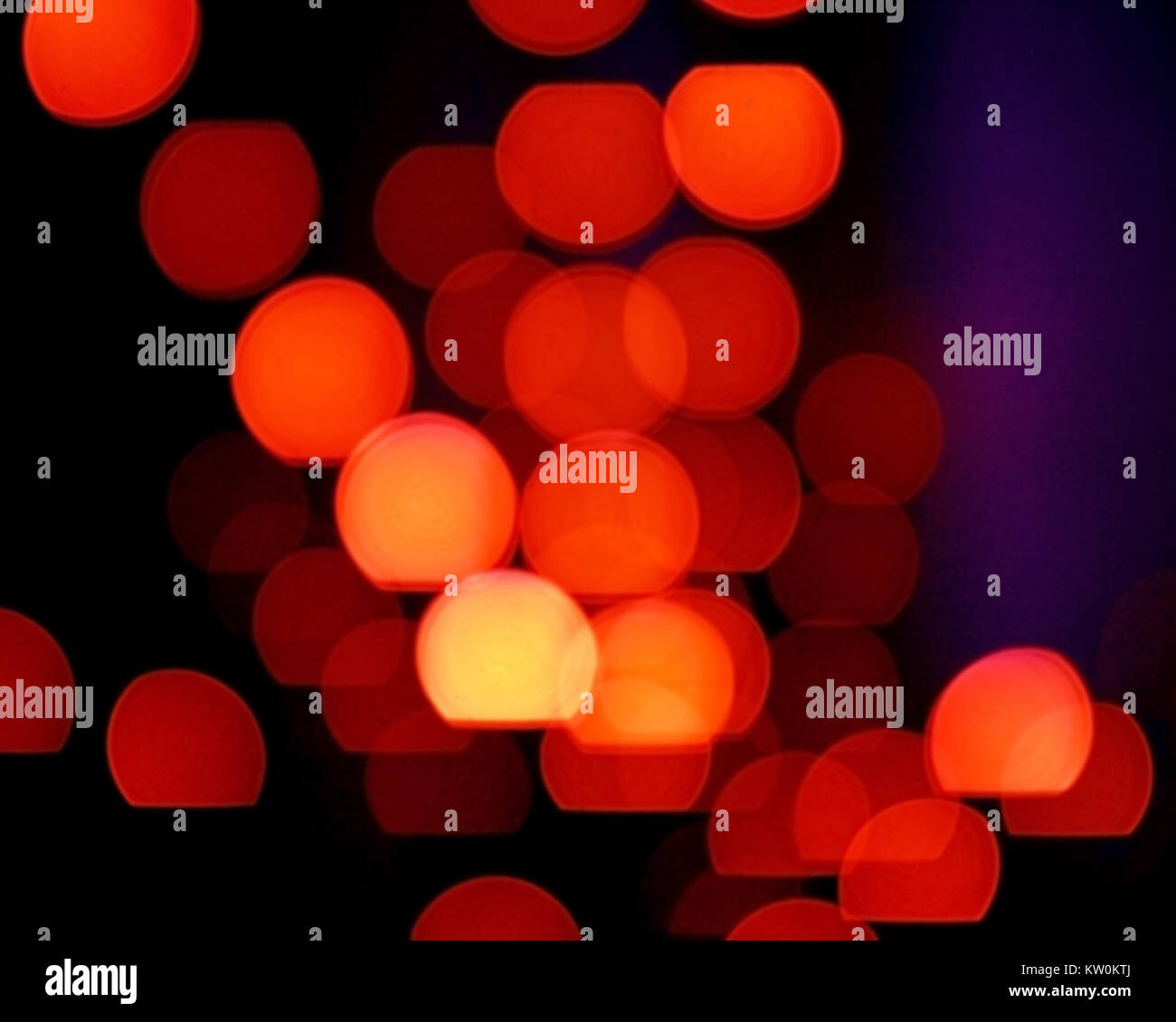 Des lumières colorées - Blur light - Flare Banque D'Images