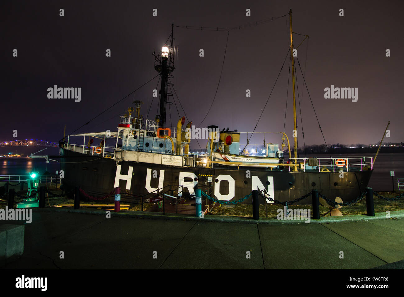 Historique Le Musée lège Huron dans le Michigan est sur le Registre National des Endroits Historiques et est une attraction touristique populaire à Port Huron Michi Banque D'Images