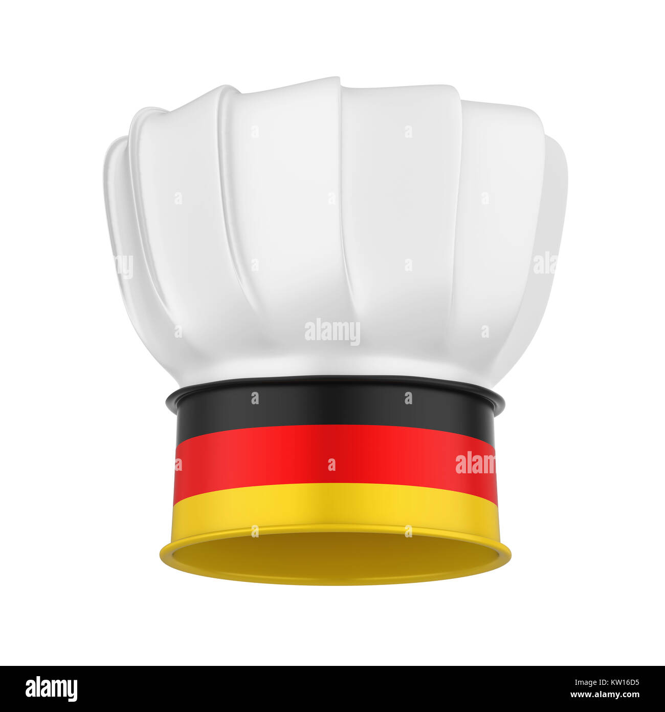 Allemagne Chef Hat Isolated Banque D'Images
