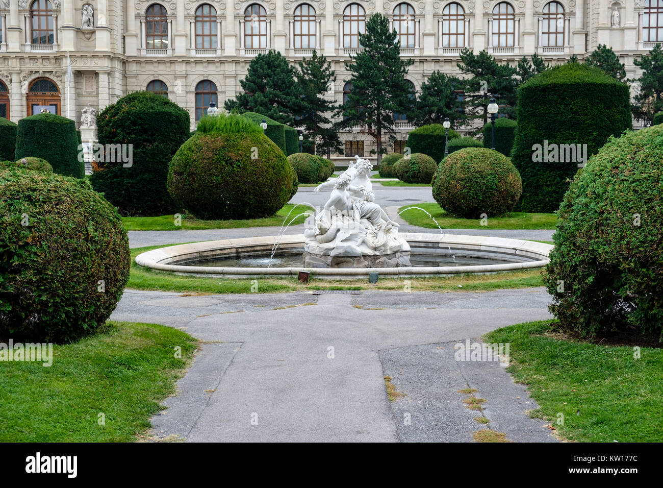 Maria-Theresien-Platz, Vienne, Autriche Banque D'Images