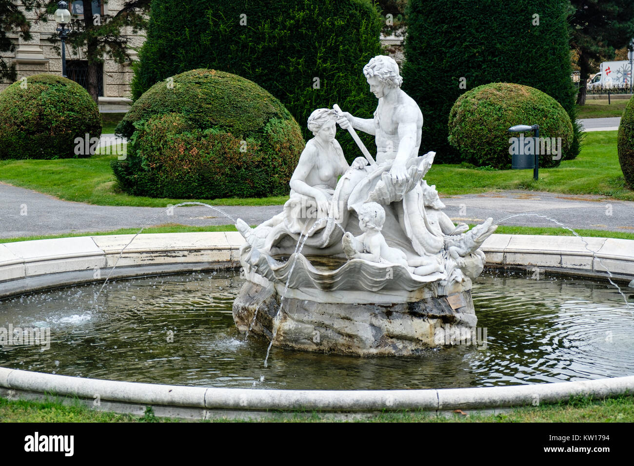 Maria-Theresien-Platz, Vienne, Autriche Banque D'Images
