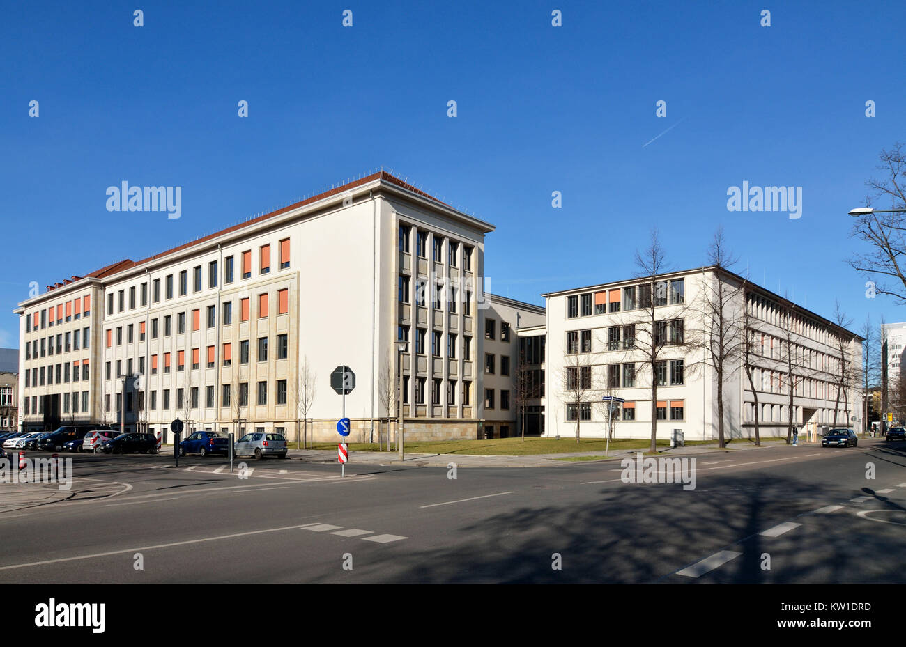 Dresden, Dresde Johannstadt, Evangelische Hochschule und Staatliche Studienakademie Banque D'Images