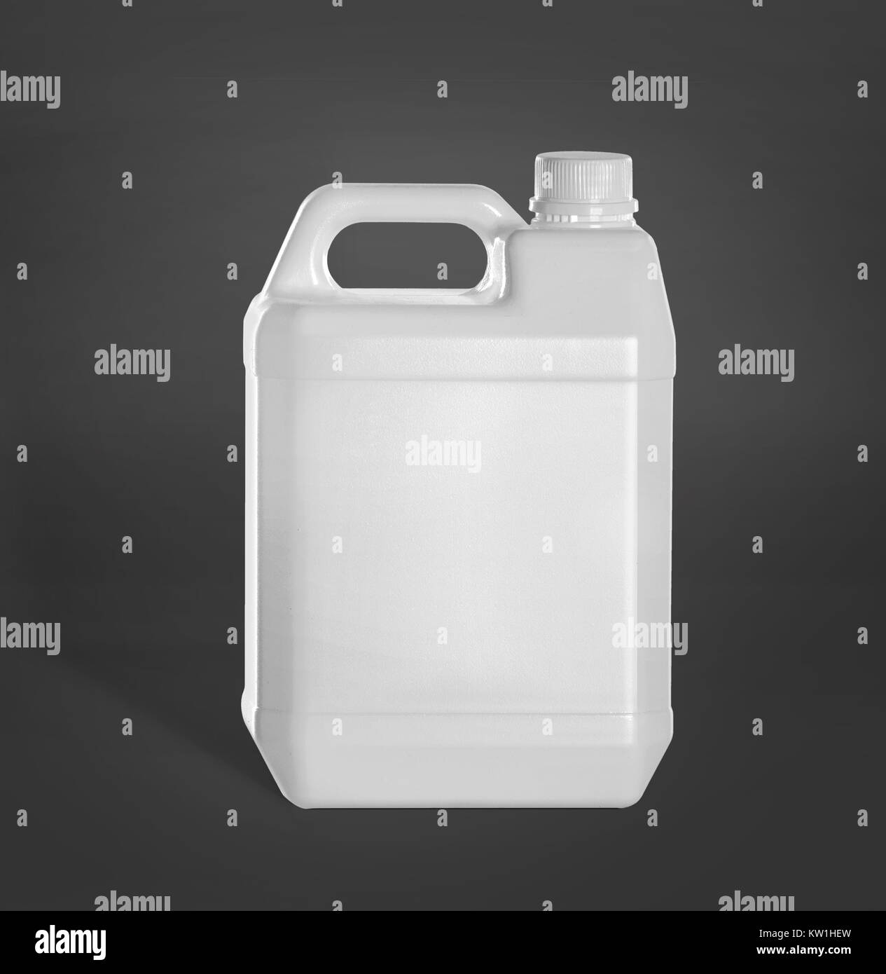 Jerrican en plastique Banque D'Images