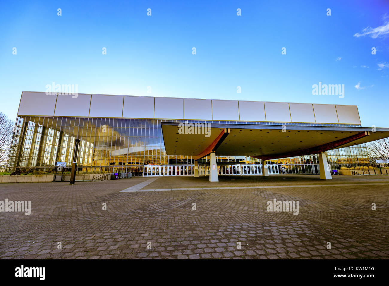 Portland, États-Unis - Dec 21, 2017 : Le Veterans Memorial Coliseum, qui est un 12 888 places situé sur la patinoire campus Quartier des Roses Banque D'Images