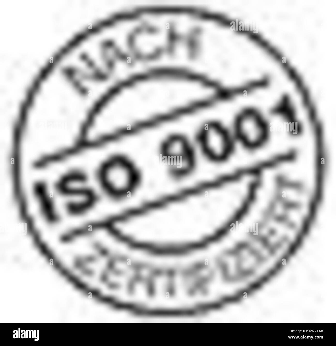 ISO 9001 est une norme internationale qui spécifie les exigences relatives aux systèmes de management de la qualité (SGQ). Il est largement reconnu et utilisé dans diverses industries pour assurer une qualité de produit et de service constante. Banque D'Images