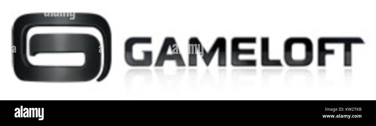 Le nouveau logo de Gameloft représente l'identité moderne de l'entreprise et son accent sur le divertissement mobile et numérique, reflétant son évolution dans l'industrie du jeu. Banque D'Images