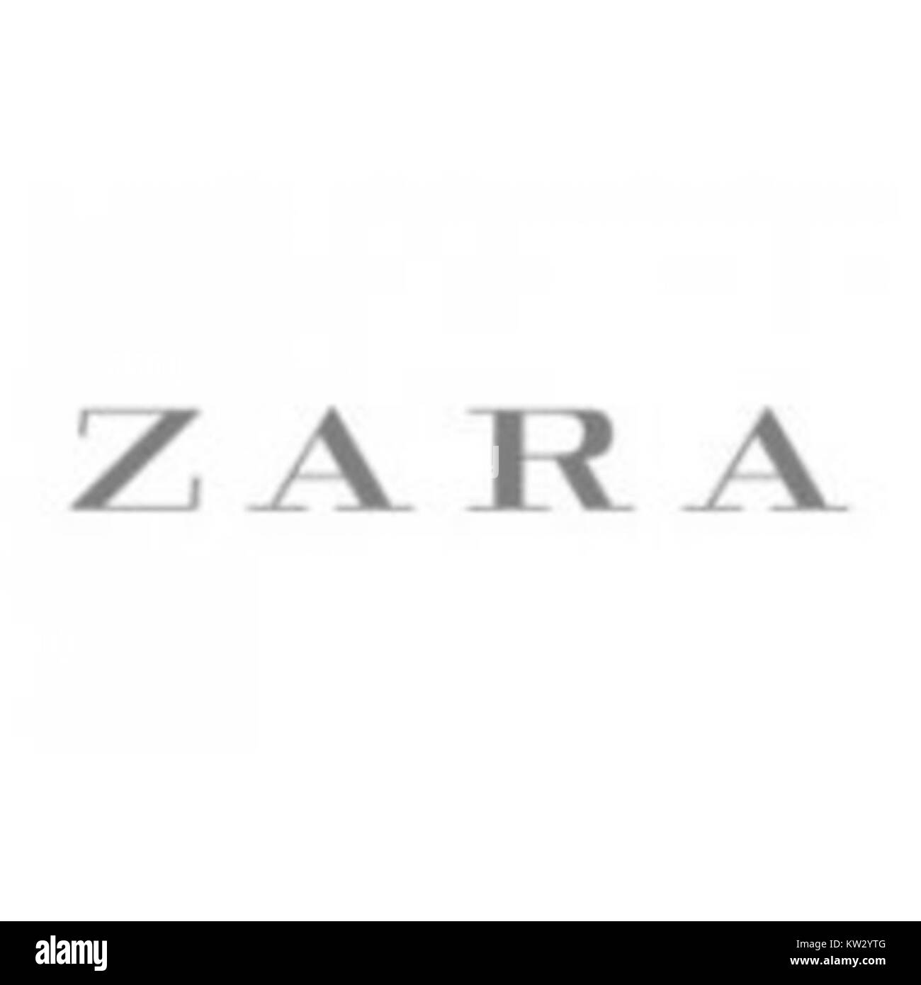 Nouveau logo Zara Banque D'Images