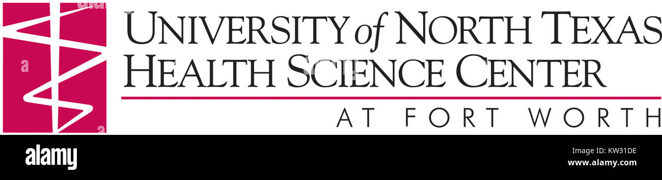 UNTHSC (University of North Texas Health Science Center) Inline fait partie d'un projet impliquant l'enseignement de la santé et des sciences. L'initiative met l'accent sur l'avancement de la recherche, de l'éducation et des services de santé pour la collectivité. Banque D'Images
