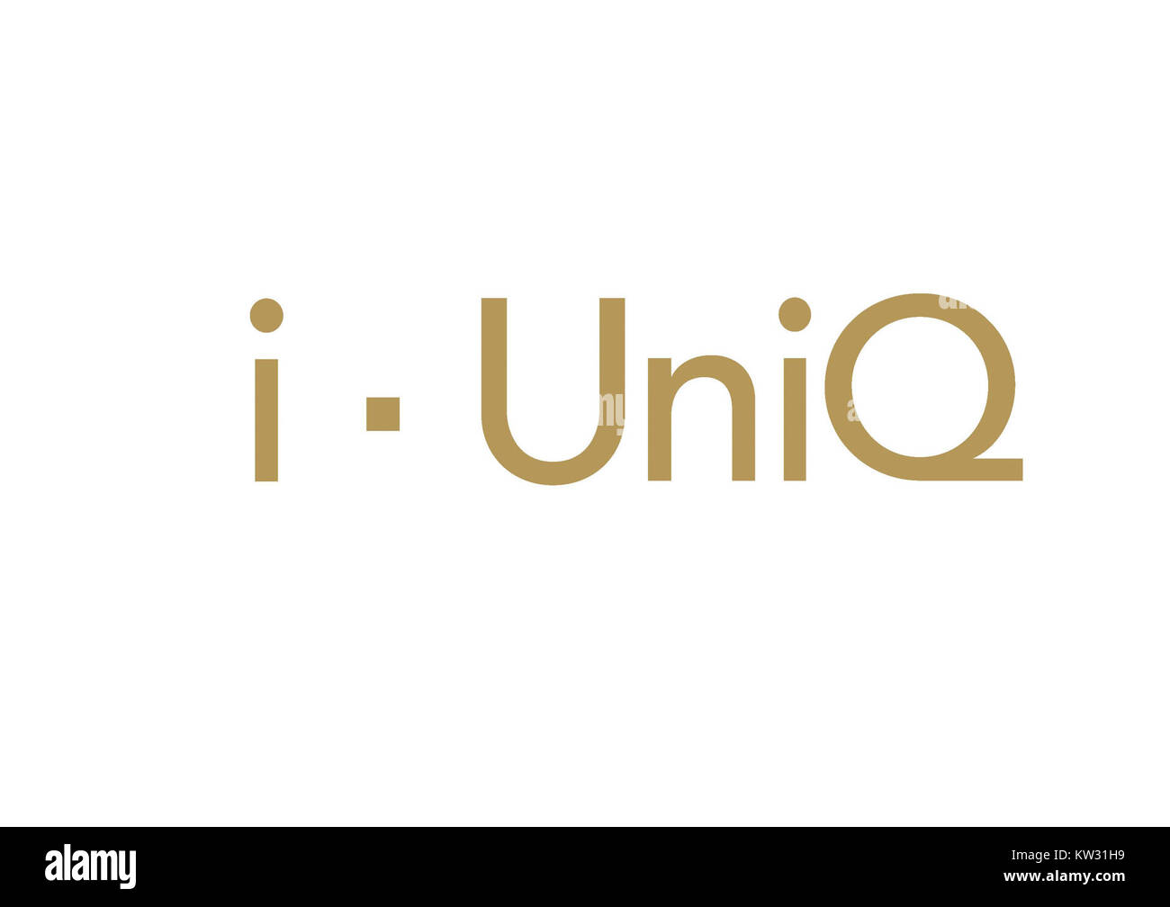 Le logo IUniQ en marron représente la marque d'une entreprise ou d'une organisation nommée IUniQ. Le design utilise un schéma de couleur marron, reflétant l'identité et le style de la marque. Le logo est simple mais efficace pour transmettre l’essence de l’image et des valeurs de l’organisation. Banque D'Images
