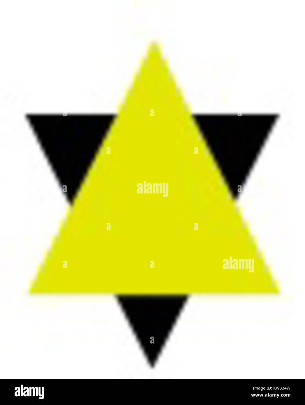 Cet objet fait référence à un petit artefact en forme de triangle, probablement un objet historique ayant un but spécifique ou une signification culturelle, peut-être dans un contexte archéologique. Banque D'Images