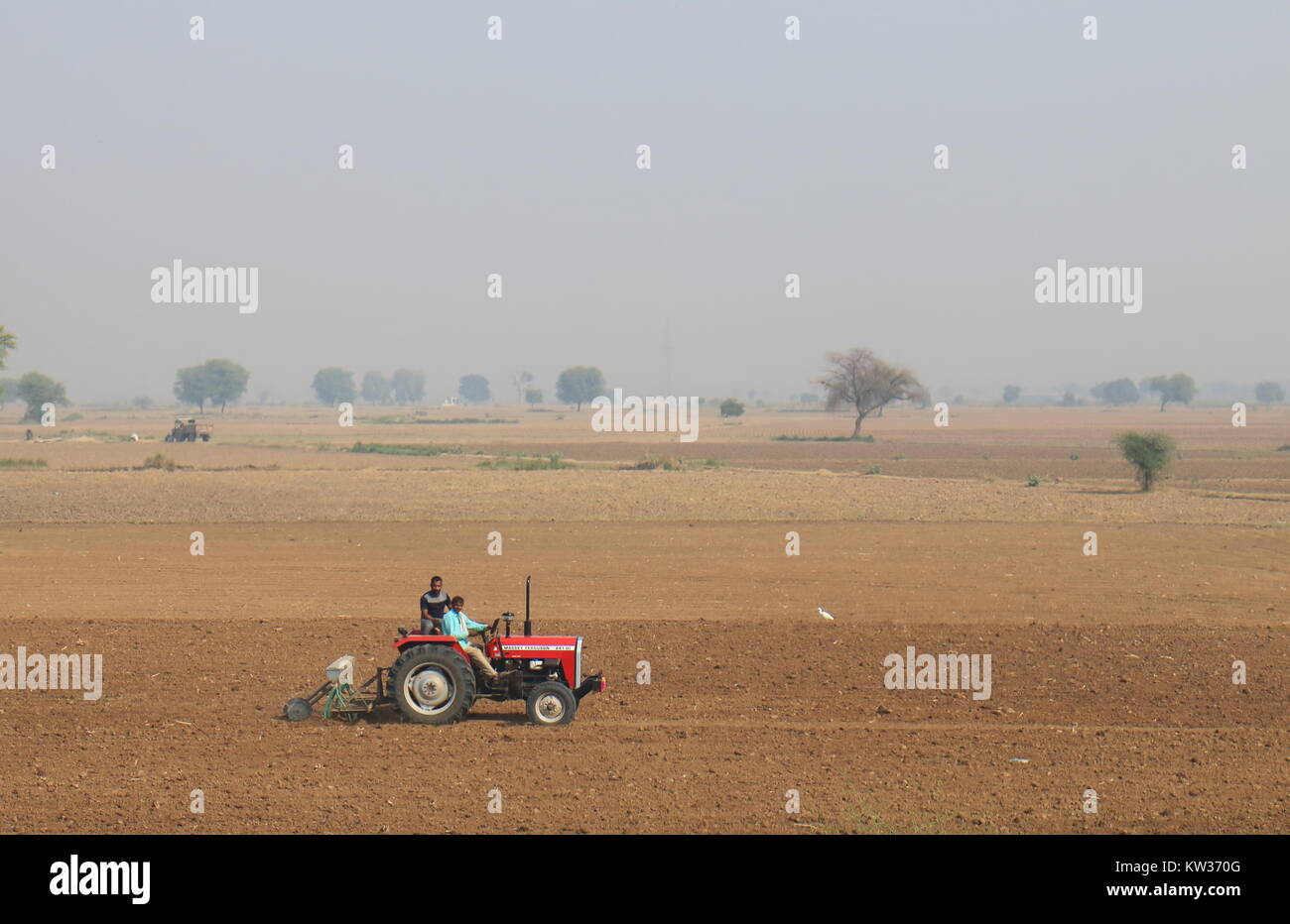 Agriculteur indien vie pays Inde Banque D'Images