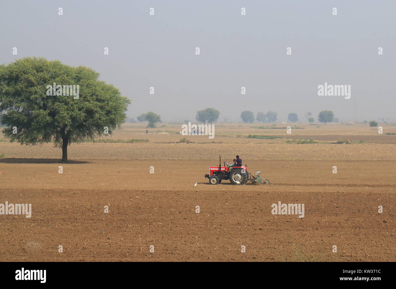 Agriculteur indien vie pays Inde Banque D'Images
