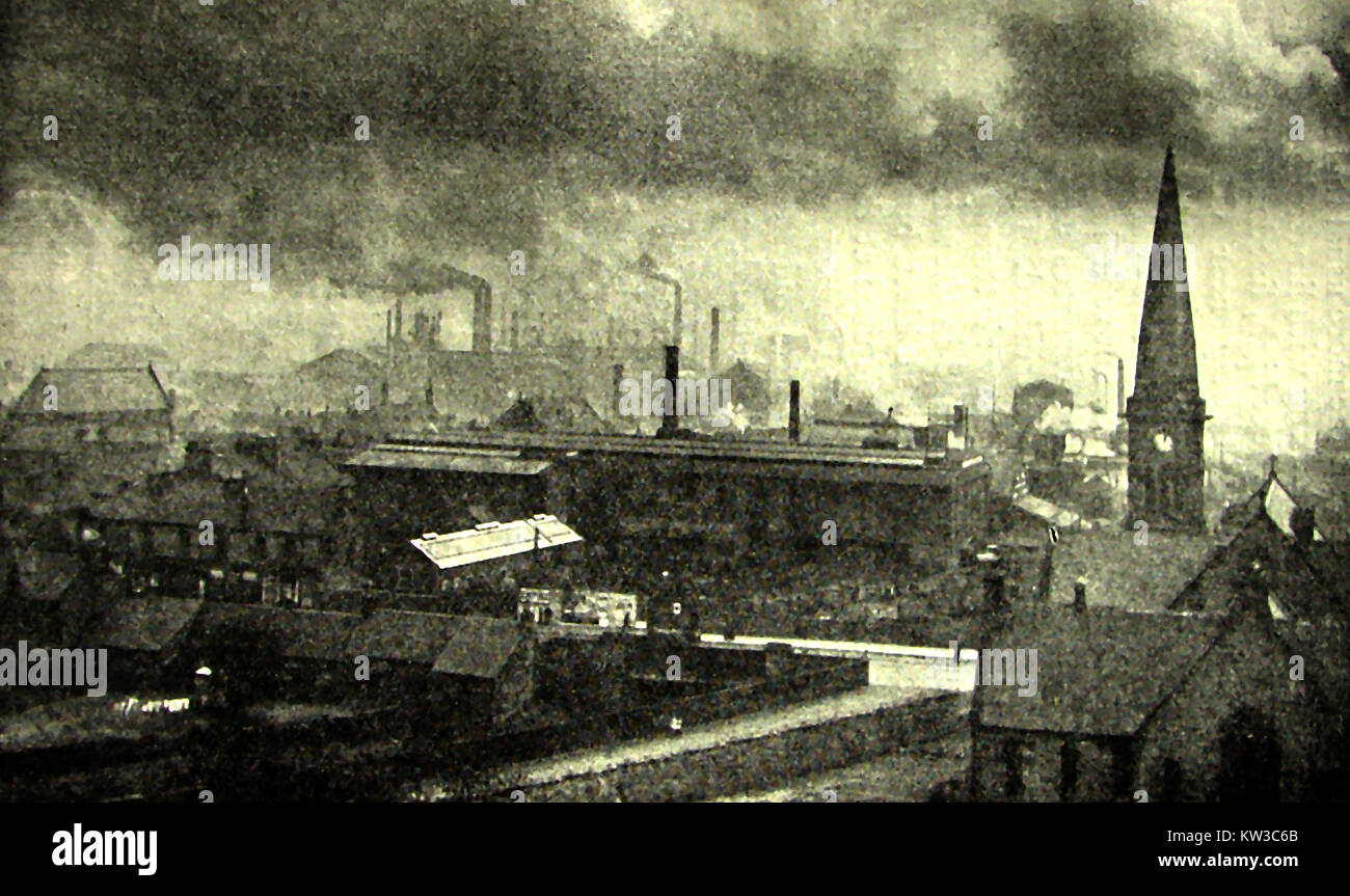 Motherwell Ironworks, en Écosse, en 1933, décrit comme le "Scottish Black Country' Banque D'Images