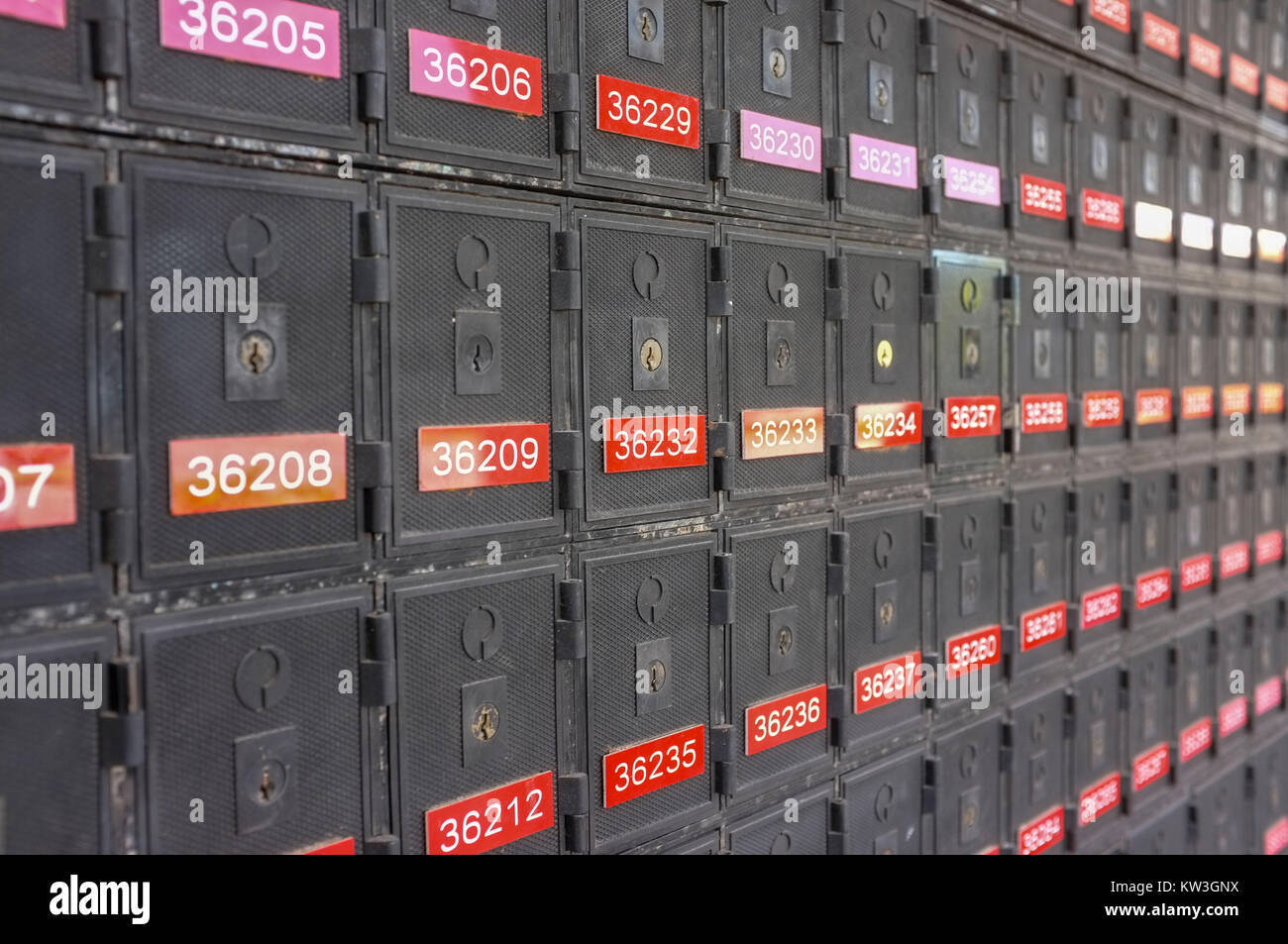 Les boîtes postales en Australie Banque D'Images
