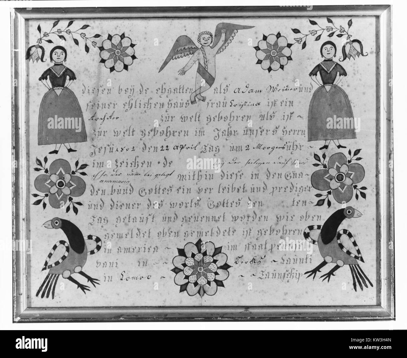 Le certificat de naissance et de BAPTÊME MET 1333085 est un document officiel attestant la naissance et le baptême d'un individu. Ce certificat a une signification juridique et religieuse, généralement délivré par les institutions religieuses et les autorités civiles. Banque D'Images