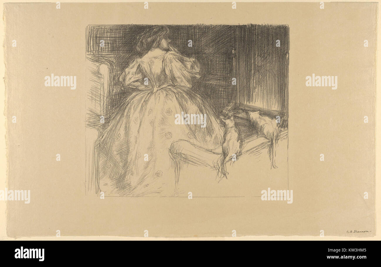 Biondina, également connue sous le nom de 'la femme aux chats' ou 'la femme aux chats', est une peinture célèbre, représentant une femme avec plusieurs chats. Cette œuvre capture à la fois l'intimité du sujet avec les animaux et l'atmosphère sereine qui l'entoure, reflétant l'attention de l'artiste au détail et sa compréhension de la relation homme-animal. Banque D'Images