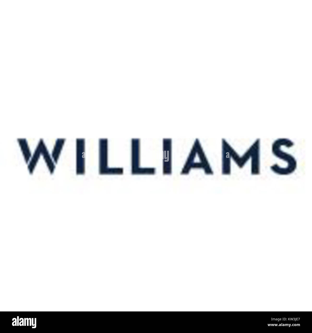 Le logo Williams F1 Team 2014 représente l'écurie de formule 1, connue pour son héritage dans le sport automobile. Le logo reflète l'identité de la marque teamâ€™ pendant la saison F1 2014. Banque D'Images