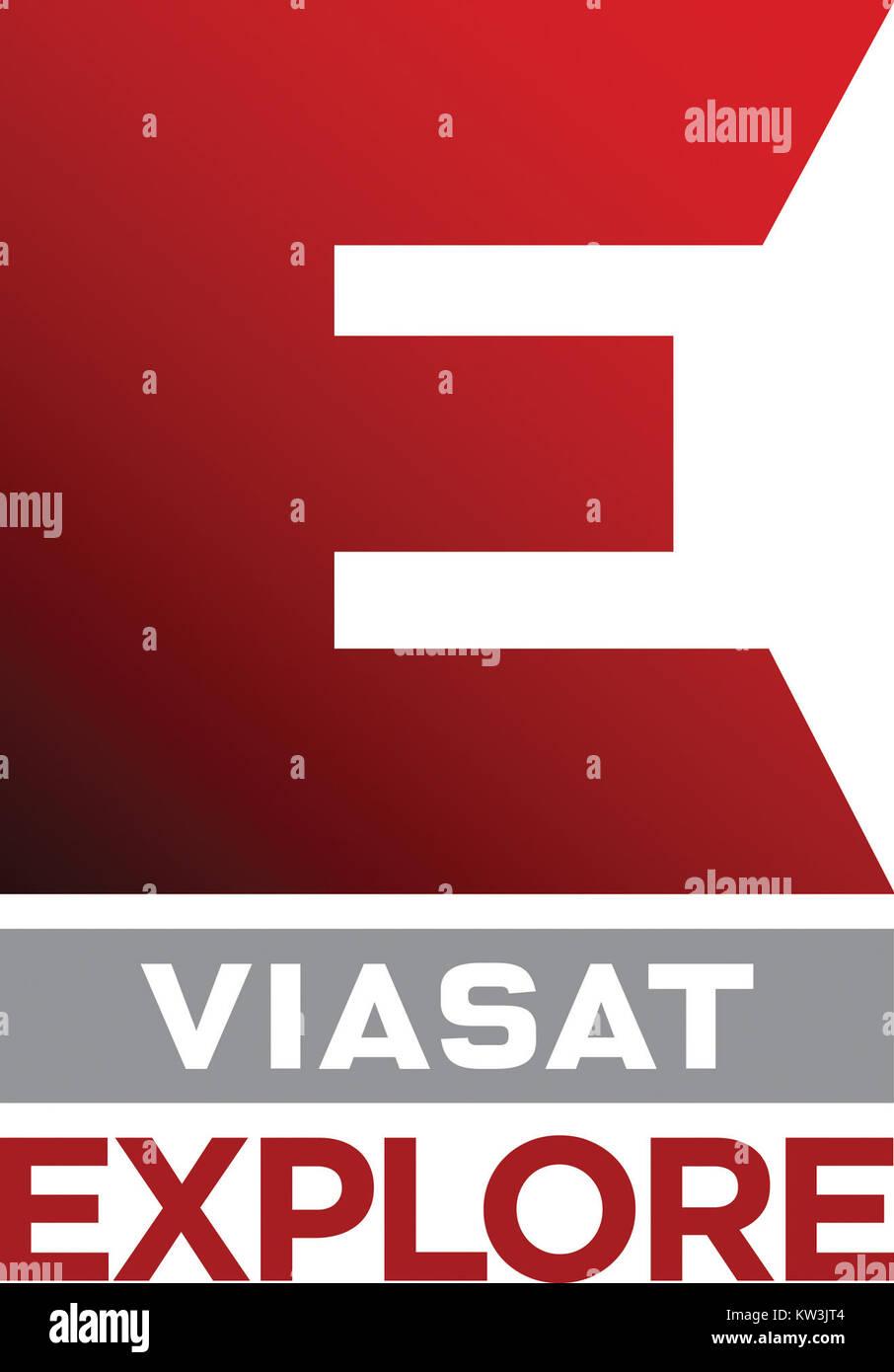 Le logo Viasat Explore représente l'identité de marque de la chaîne de télévision Viasat Explore, connue pour diffuser des contenus d'aventure et documentaires. Banque D'Images